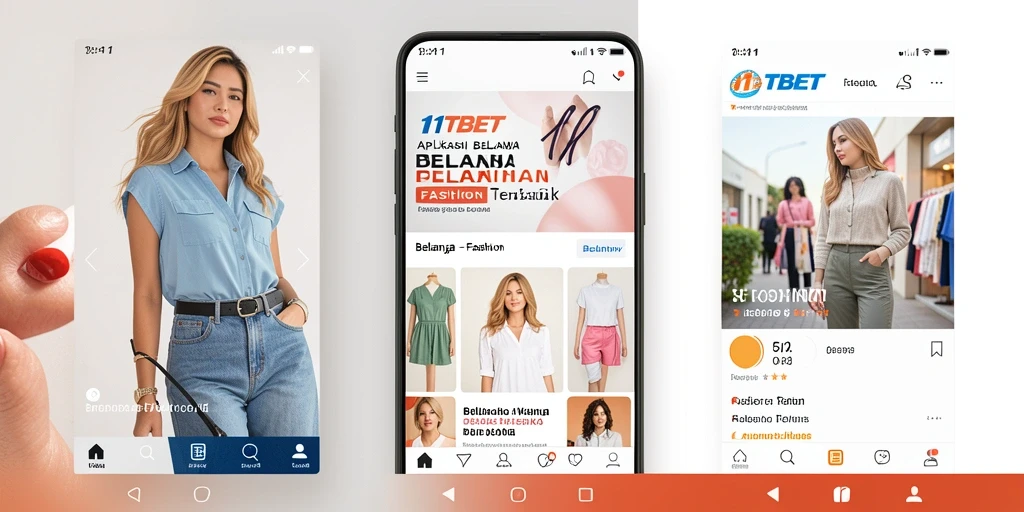 Antarmuka 11TBET yang menarik dan fungsional untuk belanja fashion.
