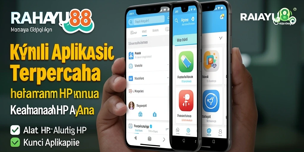 Antarmuka RAHAYU88 dengan fitur keamanan Kunci Aplikasi.