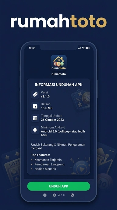 Unduh rumahtoto APK untuk Pengguna Android Indonesia